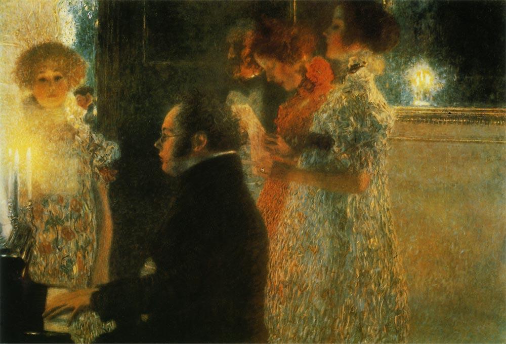 Schubert al Piano, Gustav Klimt